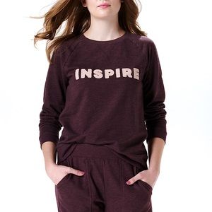 Sonoma Goods for Life Everyday Sweatshirt Inspire Plum Size Medium